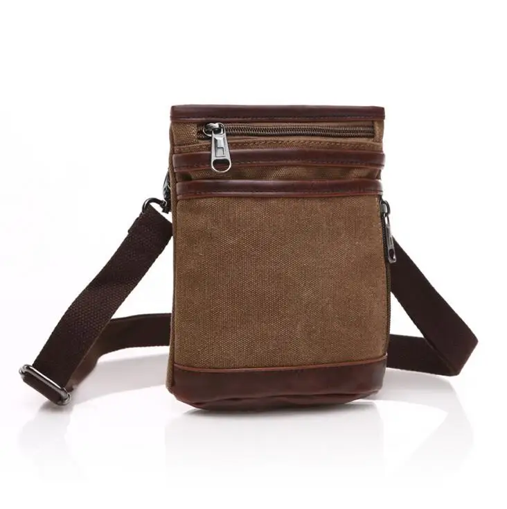 

X-Online 032317 hot sale man small canvas bag men mini messenger bag