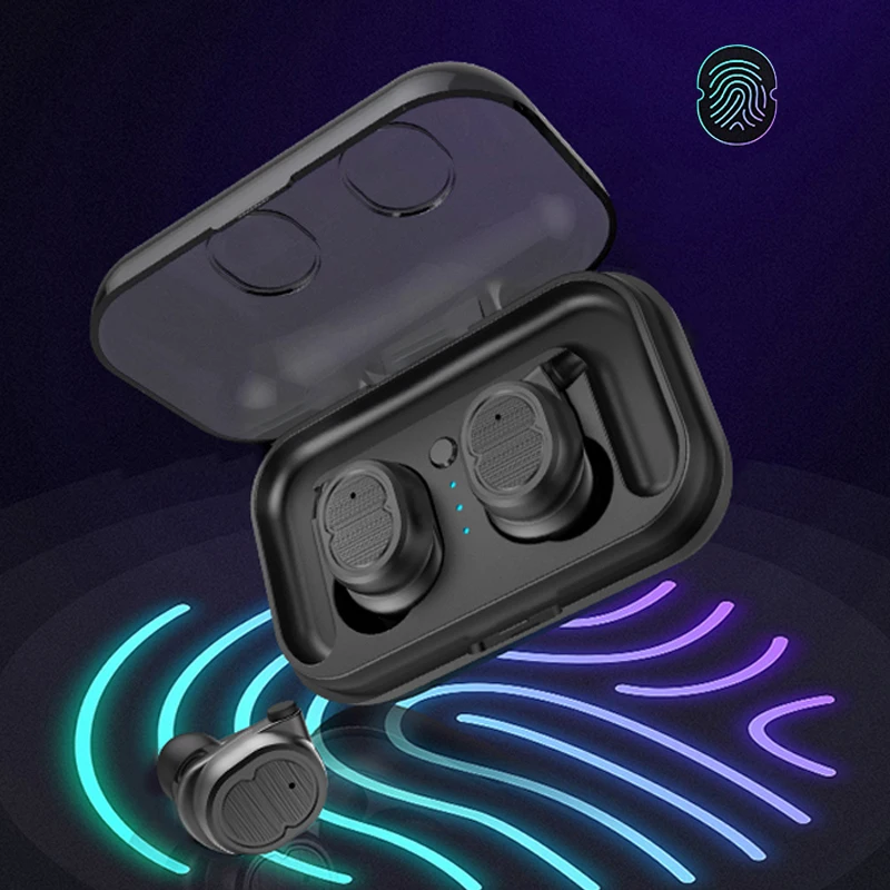XGODY T8 Mini TWS BLuetooth V5.0 наушники беспроводные стерео в ухо водонепроницаемая
