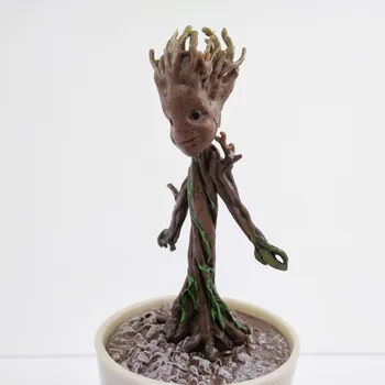 

Marvel Guardians of The Galaxy Cute Potted Little Baby Tree Man Avengers Action Figure Toys