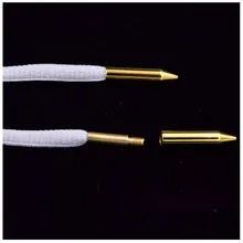 Sentcharm 4 шт./компл. пуля металлическими наконечниками для спорта Шнурки DIY Замена головки Роскошные Golden Rose Цвета