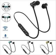 

AZN XT11 Magnetic Bluetooth Headset 4.2 Wireless Sports Bluetooth Headset