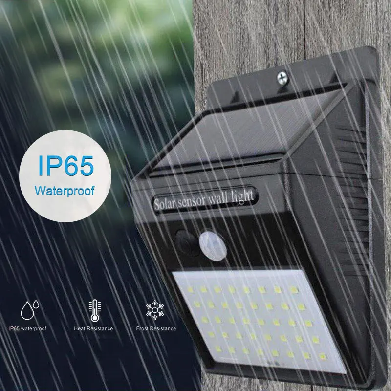 

8/20/30 LEDs Solar Power Triangular Wall Lamp Outdoor Lighting IP65 Durable Eco-Friendly Energy Saving Waterproof