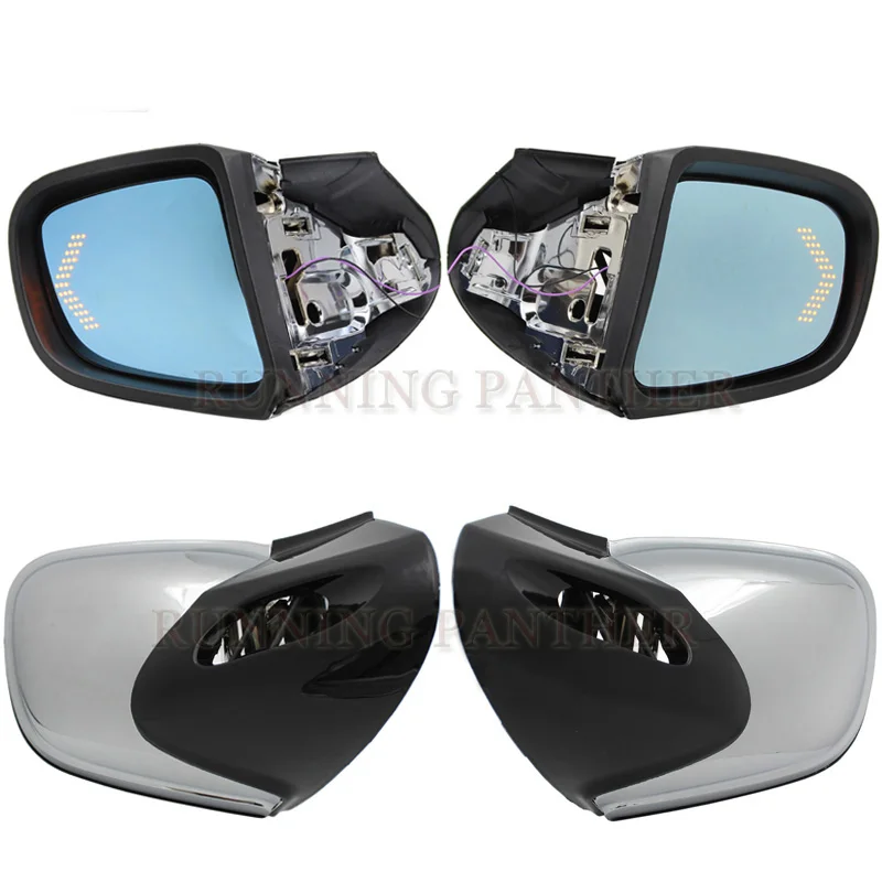 

New Pair Motorcycle Rearview Side Mirrors w/ LED Turn Signals For BMW K1200LT 1999-2008 2007 2006 2005 2004 2003 2002 2001 2000