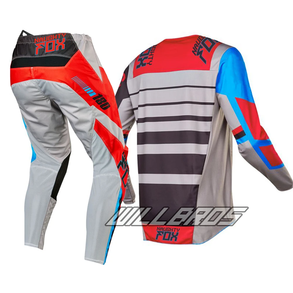 MX 180 Falcon Racing gear набор для мотокросса Dirt bike внедорожная трикотажная одежда для взрослых брюки комбо