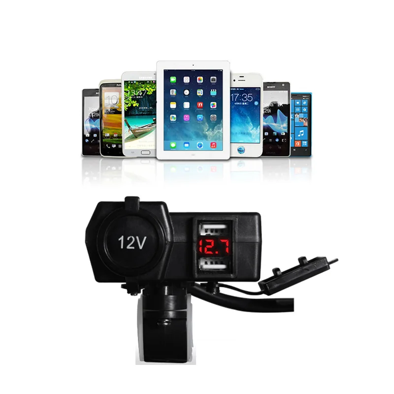  Universal Adapter Bike Griff Elektrische Motorrad Wasserdichte USB Ladegerät Port Power Adapter für