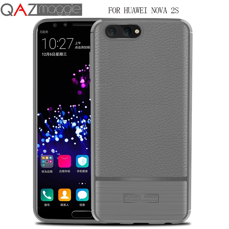 Phone Case For Huawei Nova 2S Luxury Armor Soft TPU Back Cover Plain Shell |