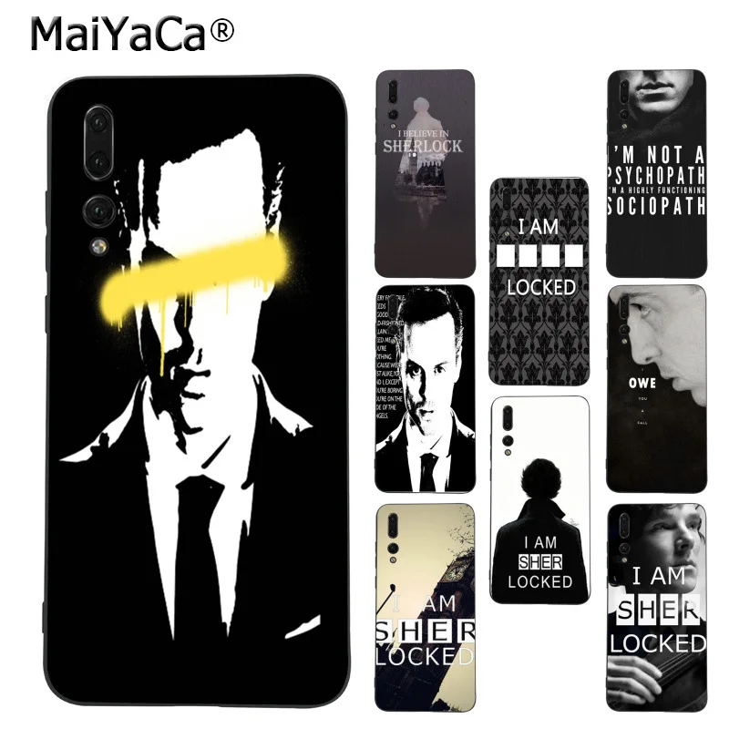 Роскошный модный 2D чехол MaiYaCa для телефона с надписью i am шерлоком Холмсом Huawei mate 9