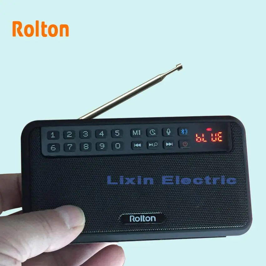 Bluetooth Колонка Rolton E500 портативная с FM радио и фонариком|bluetooth speaker|portable bluetooth speakerstereo