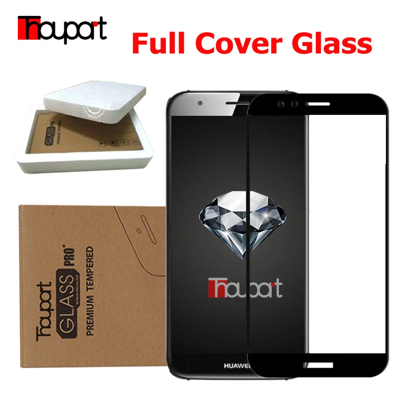 

Thouport G8 Tempered Glass For Huawei G8 Screen Protector Film Full Cover Protective Retail Box Toughened