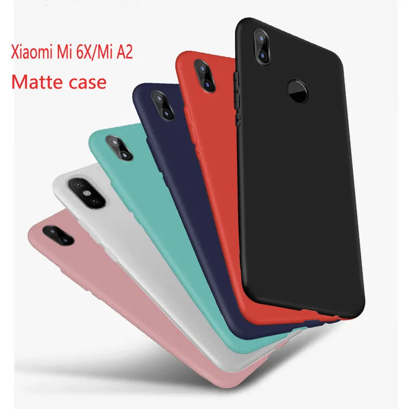 Xiaomi Mi A2 lite чехол 6X прозрачный ТПУ и матовый мягкий для MiA2 задняя крышка Защитный