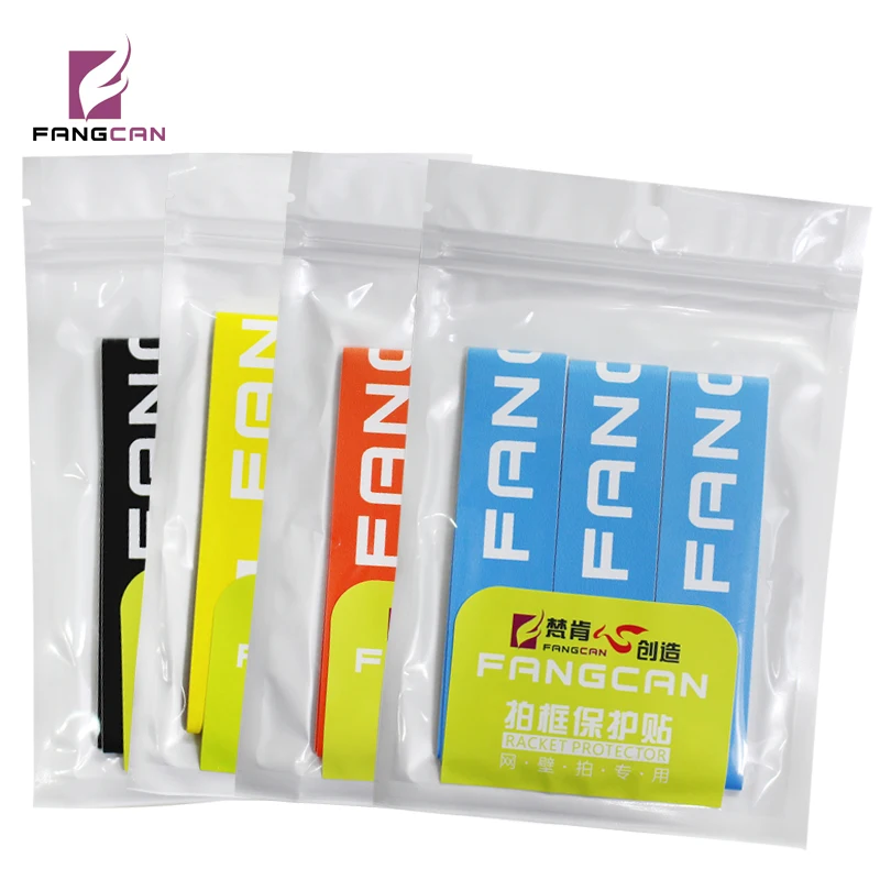 3 pc/pack FANGCAN Tennis/Squash Protection Tape PU Composite Tennis/Squash Racket Head Protector
