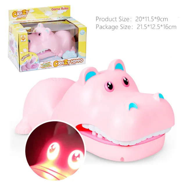 大カバ口歯医者咬傷フィンガーゲームファニーノベルティギャグおもちゃ引っ張る歯ゲームおもちゃ子供のための子供楽しい Gags Practical Jokes Aliexpress