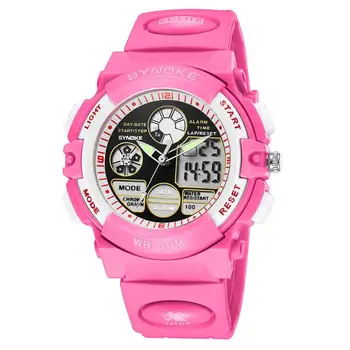 

SYNOKE Boys Watches Outdoor Kids Waterproof Sports Kids Watches LED Display Kid Watch Stopwatch Digital Watch Gift for Boys Girl