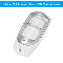 Pet Immune Проводной PIR датчик движения Пассивный инфракрасный детектор двойной PIR детектор Погодостойкая охранная сигнализация
