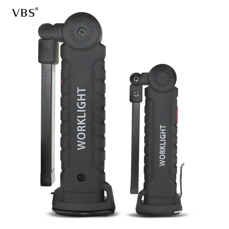 Flashlight Torch Portable 5 Mode COB led Flashlight usb Rechargeable LED Work Light Magnetic COB Lanterna Hanging Hook Lamp
