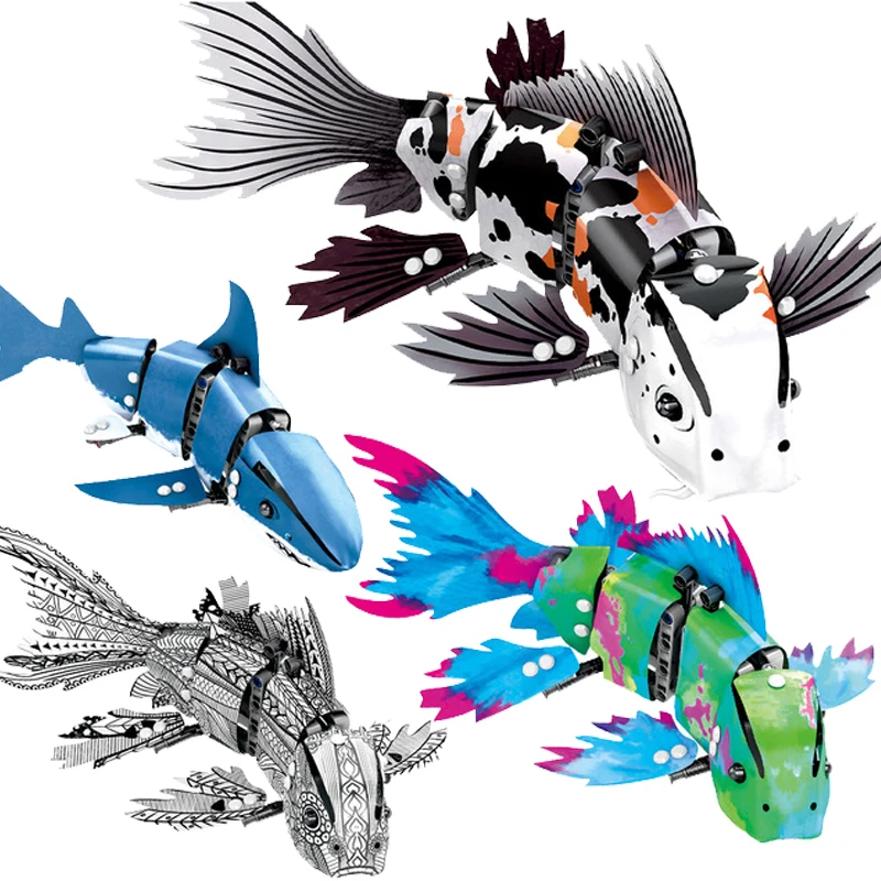 

Creator FORMA Ink Koi Skin/Koi/Splash Koi Skin/Shark Skin Technic Building Block Toy for Children With