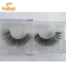 Free shipping in stock 100% real handmade siberian mink fur strip lashes mink eyelashes A8