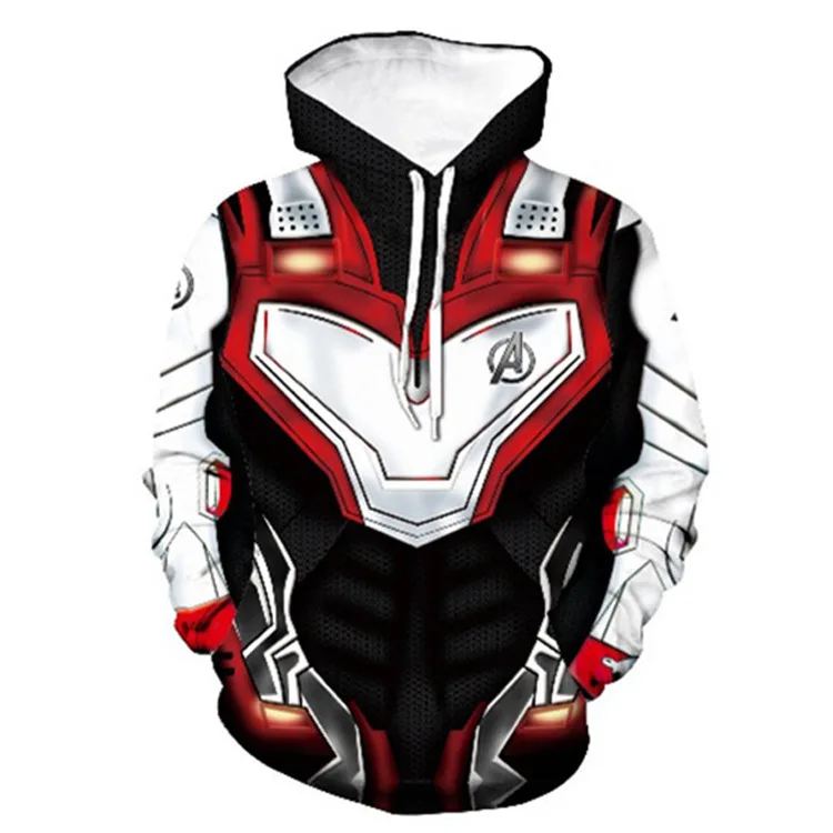 

Avengers Endgame Hoodies Captain Marvel 3D Men Fans Quantum Realm Sweatshirt Streetwear Mantle Poleron Hombre Drop Shipping