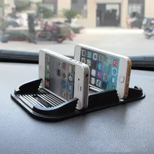 Universal Dual Slot Para Cartão Painel Do Carro Anti Slip Mat Non-slip Pad Para A Chave de Telefone Celular Iphone GPS Do telefone Móvel Esperto titulares