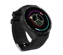 Watch KingWear KW88 3G WiFi Smart Watch SIM Card Bluetooth 4.0 MTK6580 Heart Rate GPS Google Play 2.0MP Camera smartwatch phone