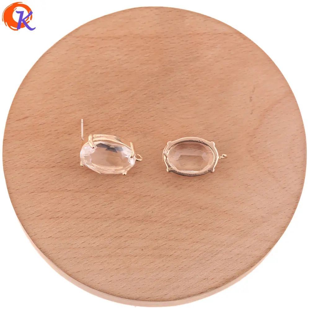 

Cordial Design 30Pcs 13*21MM Jewelry Accessories/Hand Made/DIY Making/Crystal Earrings Stud/Silver Needle/Earring Findings