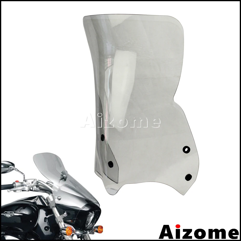 

Motorcycle Windshield Windscreen Smoke For Suzuki 2011-2014 Boulevard M109R Limited Edition Wind Screen Deflectors