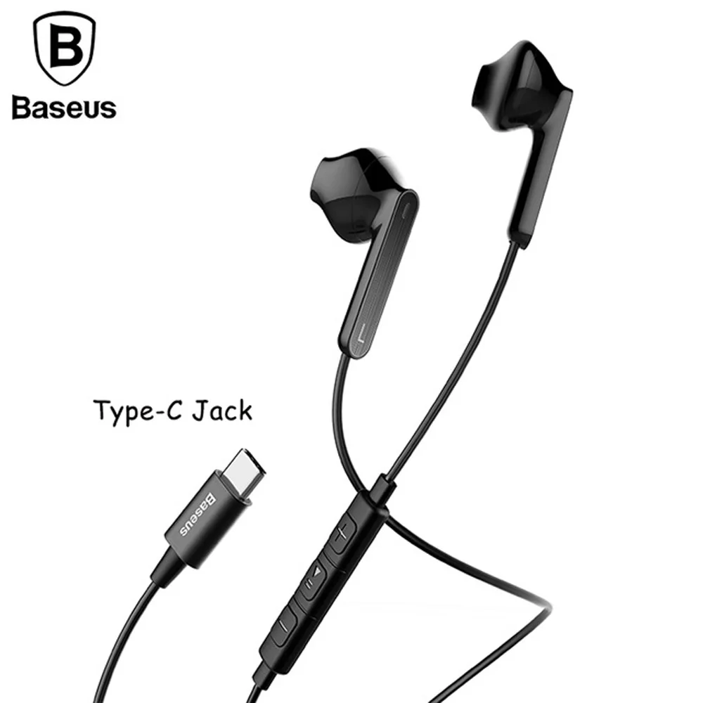 Baseus Type C Earphone Digital Audio Hifi Headset Stereo Sports Earbuds