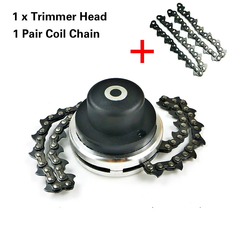 Стандартный M10 триммер голову катушки кисть для цепи резак садовый электротриммер головы обновлен с утолщение цепь для газонокосилки