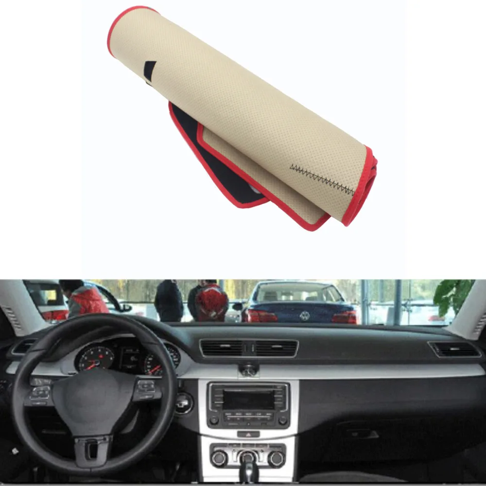 Подходит для VW CC Magotan 2007-2011 приборной панели автомобиля Избегайте Light Pad Инструмент платформа Настольная Крышка коврик силиконовая Нескользящая задняя поверхность