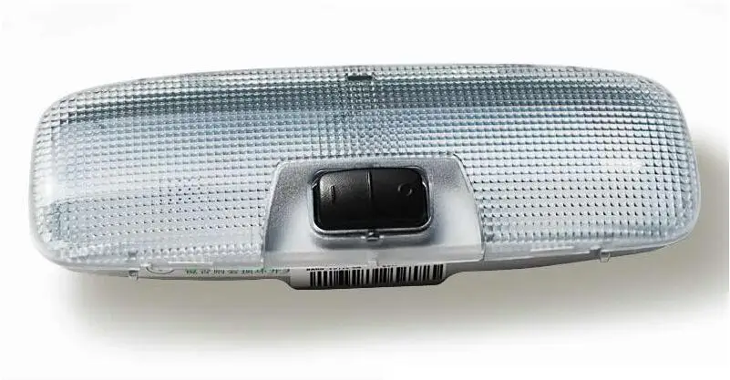 SKTOO автомобильный Стайлинг интерьерный светильник для чтения купольная лампа сигнальная одна кнопка для Ford Focus Fiesta Mondeo 2005 - Название цвета: Черный