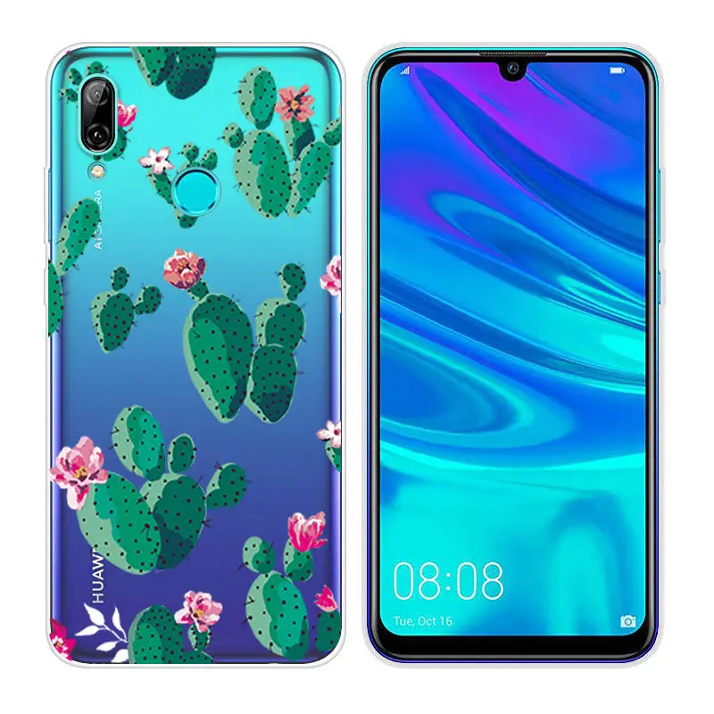 Силиконовый чехол для huawei P Smart, мягкий ТПУ чехол для телефона, 6,21 дюймов, P Smart, прозрачный чехол, PSmart, оболочка