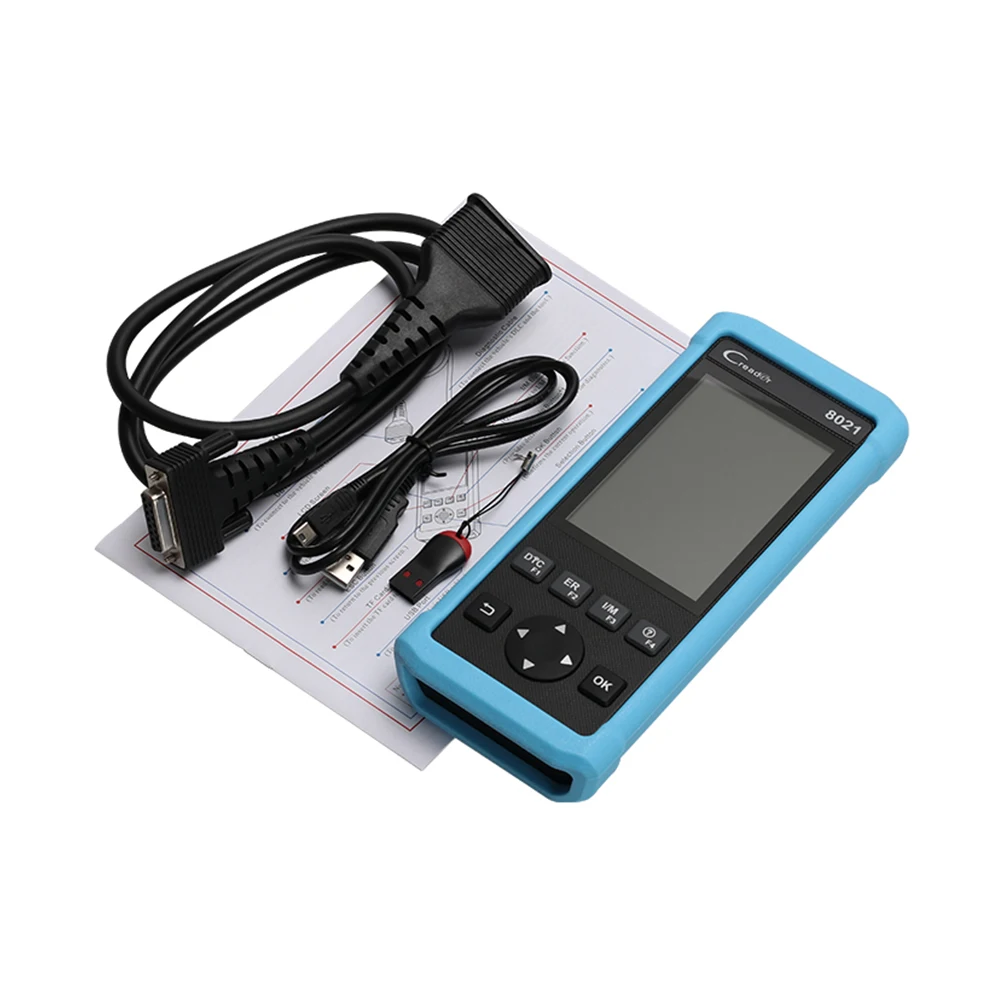 10 шт./лот Старт OBD2 сканер CReader 8021 CR8021 с функцией повторного набора графических потоков данных Поддержка Предлагаемая ростовка Китай/ru/FR/ES/De DHL