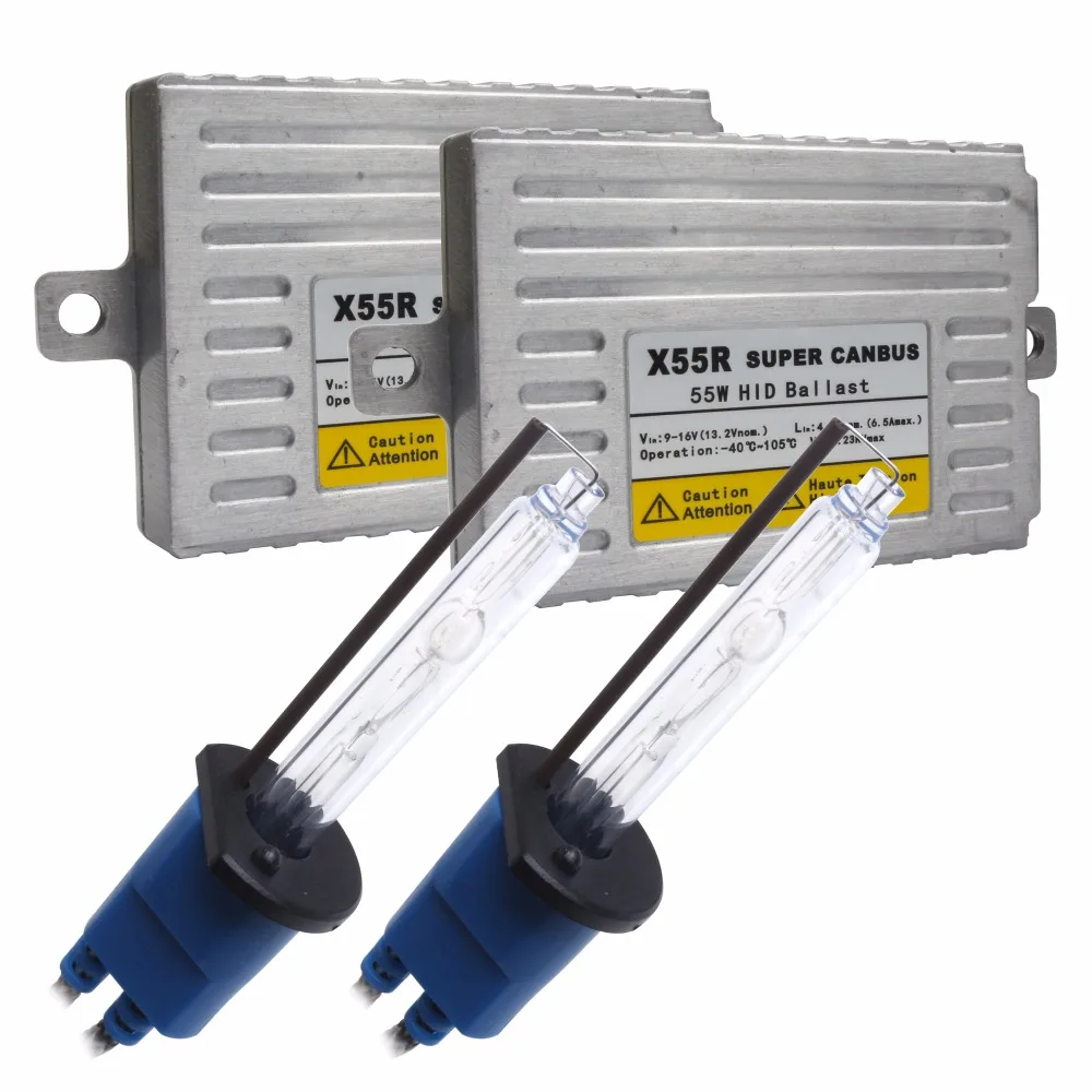 1 комплект 12В 55 Вт Canbus HID Xenon H1 H3 H7 H11 9005 9006 9012 D2H 5500 к 6500 для балласта