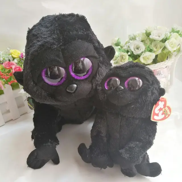 gorilla chimpanzee 15CM 6' and 25cm In Stock Original Ty Beanie