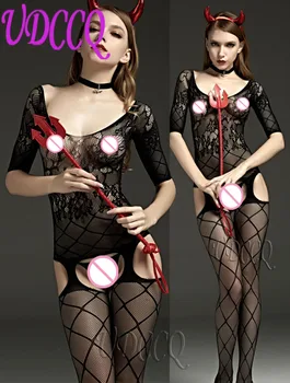 

Sexy woman Sleepwear Lingerie Babydoll BODYSUIT Mesh Floral Body Stocking Intimate Catsuit baby doll dress Chemises