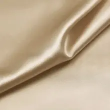 Howmay чистый шелк Шармез Атласная Ткань 30 момме 114 см цвет шампанского 26# особенно тяжелый вес для платья или cheongsam