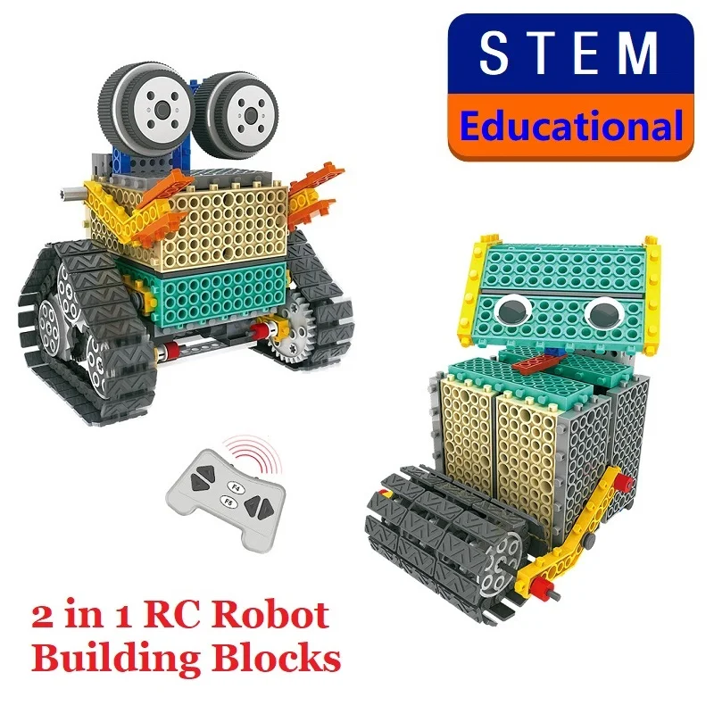 179 шт./компл. пульт Дистанционного Управления Робот строительные блоки игрушки Детские DIY Стволовые Обучающие образовательные комплекты игрушки для детского творчества подарок для детей
