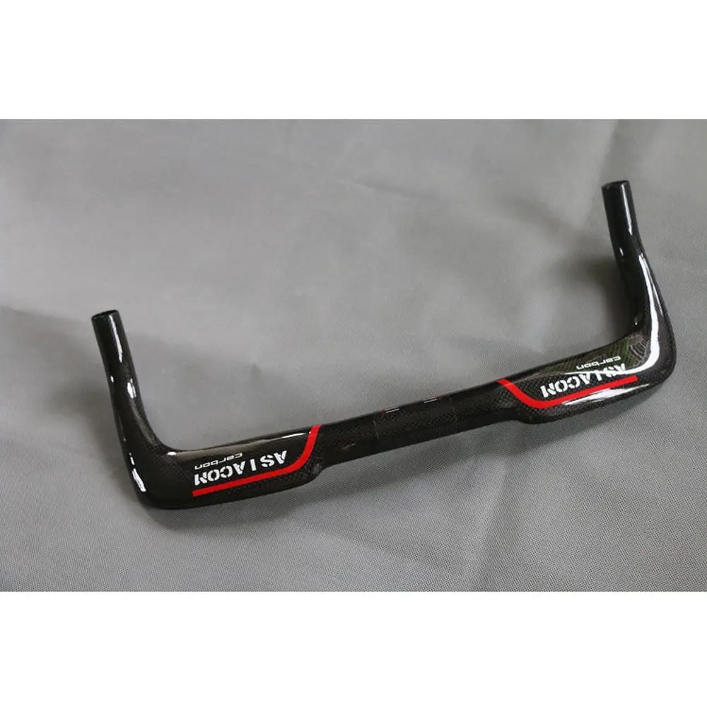 Carbon Fiber Road Bike TT Bullhorn Bar Bicycle Racing Handlebar 400/420