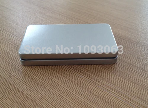 Pack Of 10 Square Metal Box Container Business Card Poker