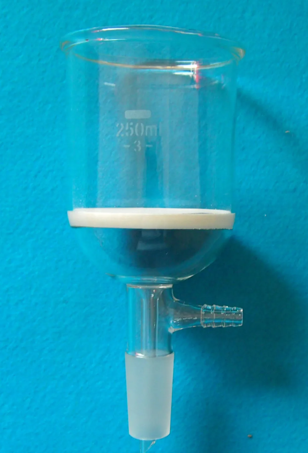 250ml,24/40,Glass Buchner funnel,Suction filtration funnels,10mm Tube