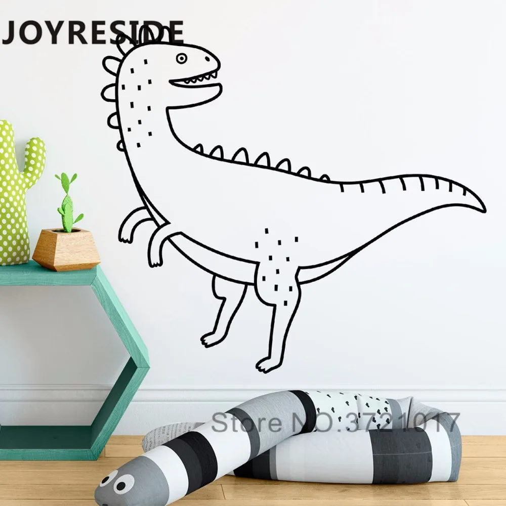 

Dinosaur Wall Decal Cute Animal Boys Baby Bedroom Wall Sticker Art Vinyl Playroom Decor Home Love Wall Decals Mural M064
