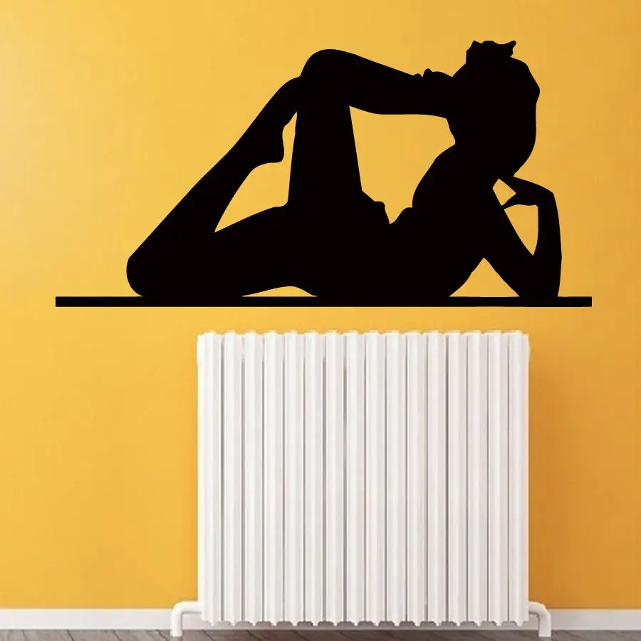 

Flexible Gymnast Girl Wall Decals For Living Room Vinyl Sport Vibe Aritistic Stickers Gym Stiudio Applicable Art Mural DIYSYY296