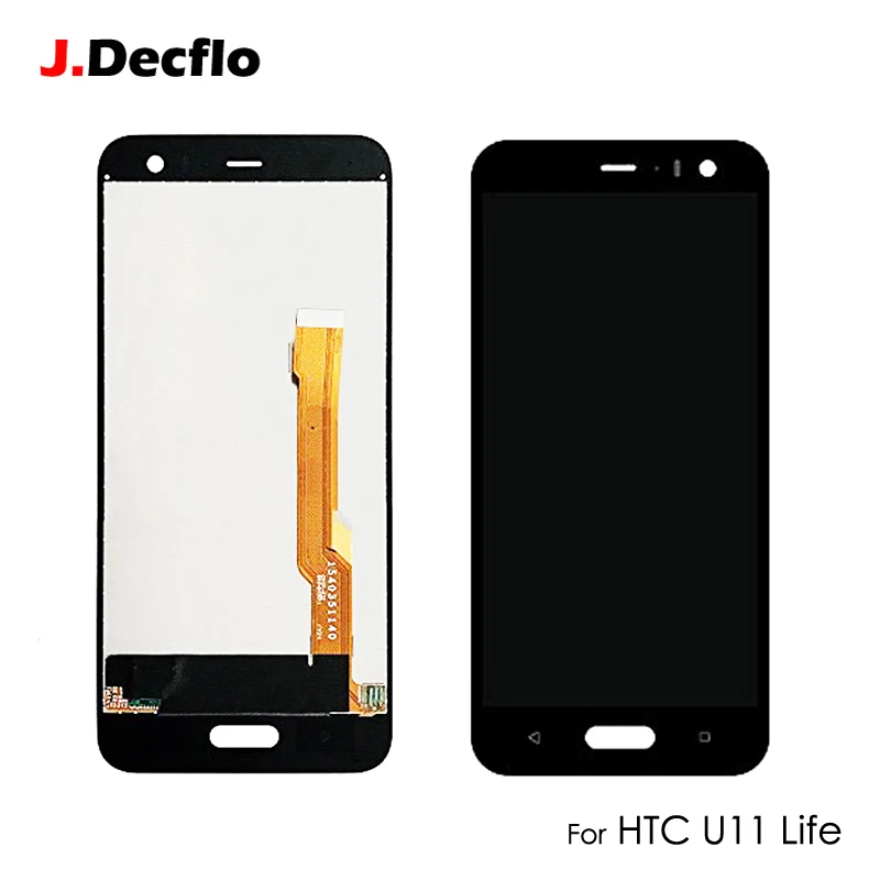 

For HTC U11 Life LCD Display Touch Screen Digitizer Assembly Replacement Parts No Frame 100% Tested Original 5.2'' Black