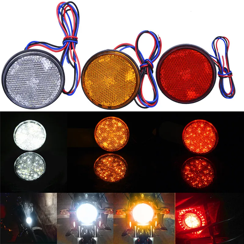10pcs 24 SMD Car Indicators Tail Lights Turn Singal Brake Light LED Driving Moto Warning