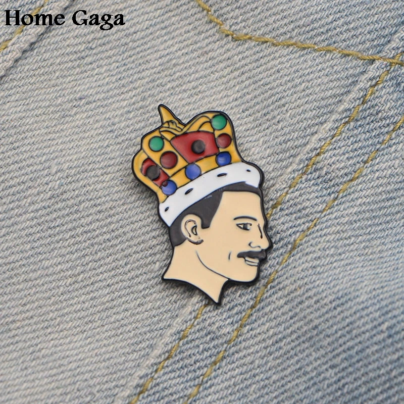 Homegaga певец Поклонники Смешные булавки рюкзак одежда броши для мужчин и женщин