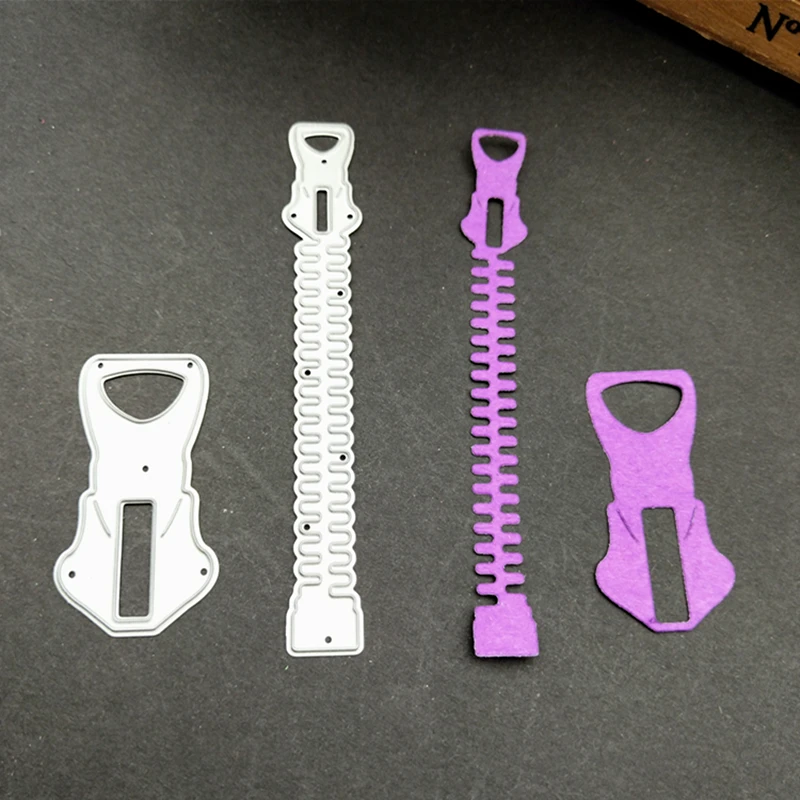 

SCD922 Zipper Metal Cutting Dies For Scrapbooking Stencils DIY Album Cards Decoration Embossing Folder Die Cuts Cutter Tools New