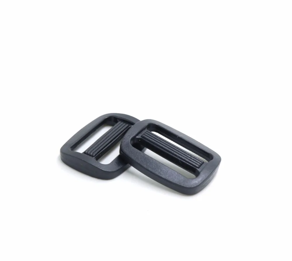 50pcs Nylon/POM Buckle 24mm Adjustable Buckles Dual/Tri Buckles for