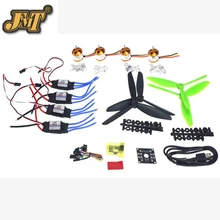 JMT DIY Drone 4 axis Mini Quadrocopter ARF Kit Brushless Motor 30A ESC CC3D Controller Board