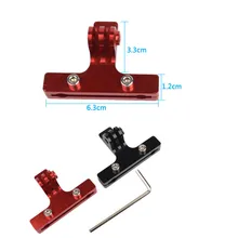 Aluminum Bike Clip Holder for Gopro Hero 5 4 3 Xiaomi Yi 4k Sj4000 Sjcam Bicycle Saddle Rail Seat Lock Mount Go Pro Accessories