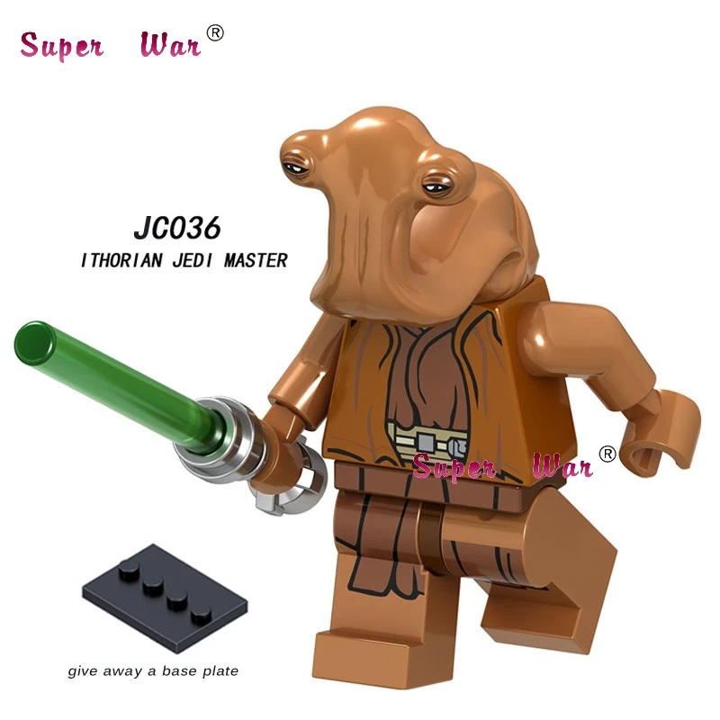 Одиночный солдат Maz Kannata Snoke Pong Krell Jedi Master building block Игрушка для детей - Цвет: JC036